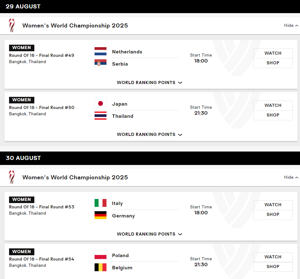 之前不会遇, 泰国队VS