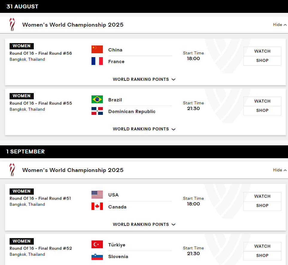 加女排, 比利时队V, 根据淘汰赛